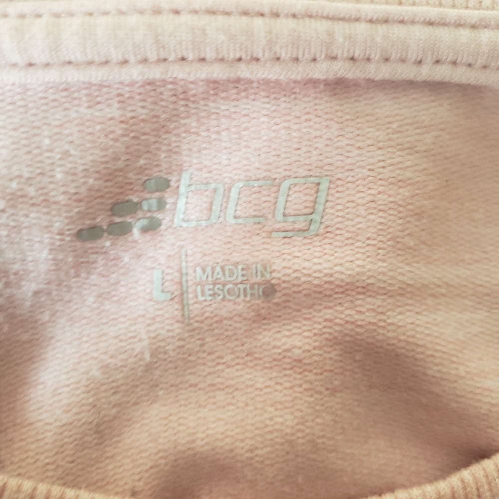 Oversized Pink Workout Top - Picture 2 of 2